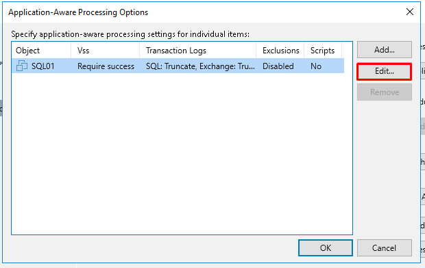 Sauvegarder ses bases de données SQL avec Veeam