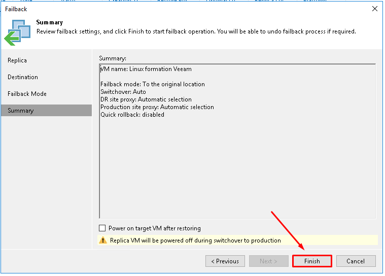 Réplication de machines virtuelles avec Veeam Backup & Replication