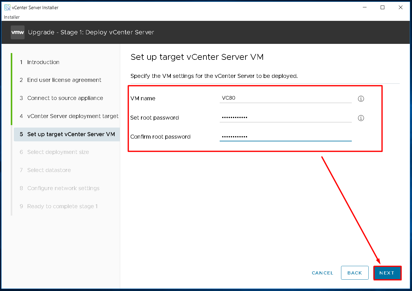 VMware: upgrader vCenter (VCSA) 7.x vers 8 étape par étape