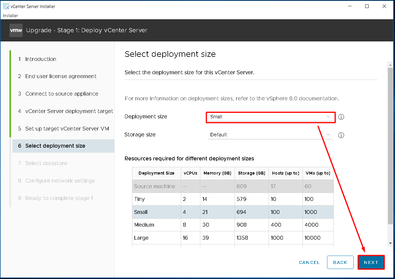 VMware: upgrader vCenter (VCSA) 7.x vers 8 étape par étape