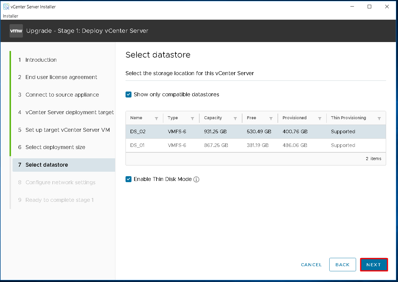 VMware: upgrader vCenter (VCSA) 7.x vers 8 étape par étape