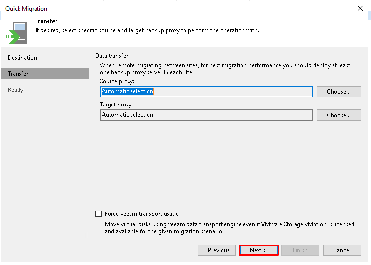 Restauration instantanée de VM avec l'Instant VM Recovery de Veeam Backup