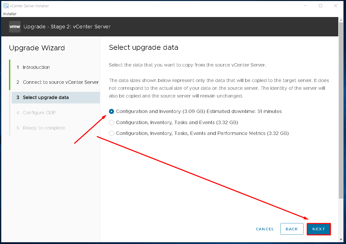 VMware: upgrader vCenter (VCSA) 7.x vers 8 étape par étape