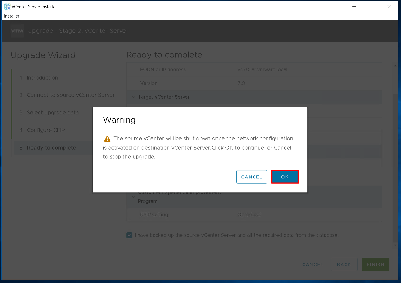 VMware: upgrader vCenter (VCSA) 7.x vers 8 étape par étape