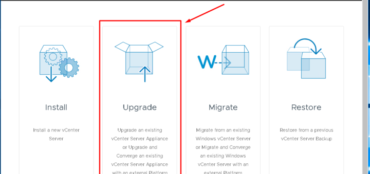 VMware: upgrader vCenter (VCSA) 7.x vers 8 étape par étape