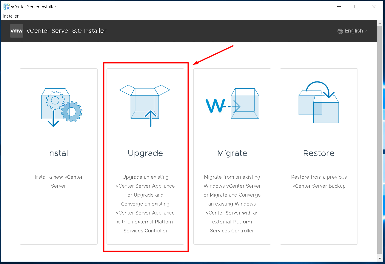 VMware: upgrader vCenter (VCSA) 7.x vers 8 étape par étape