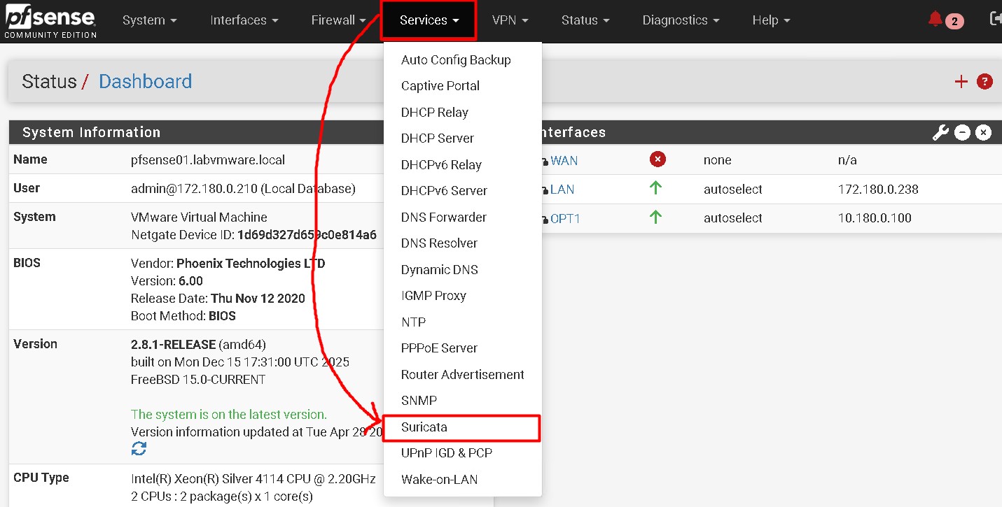 pfsense suricata