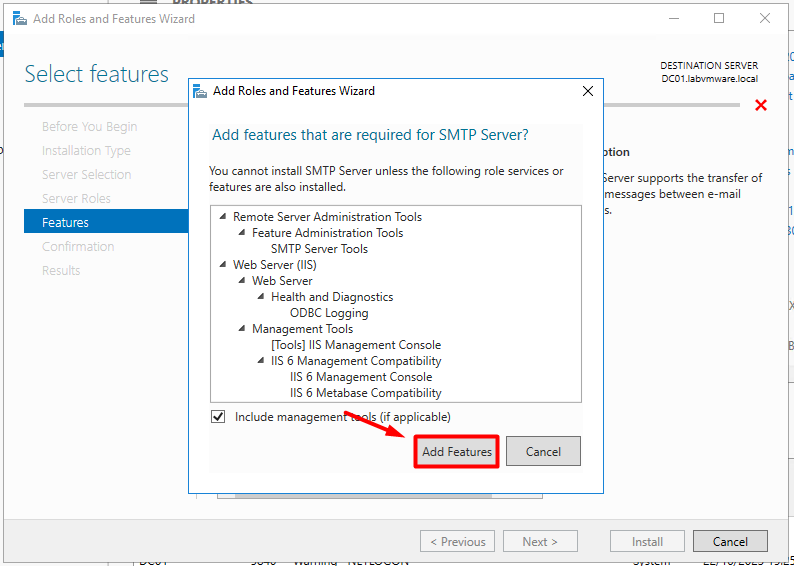 Configurer un relais SMTP sous Windows Server