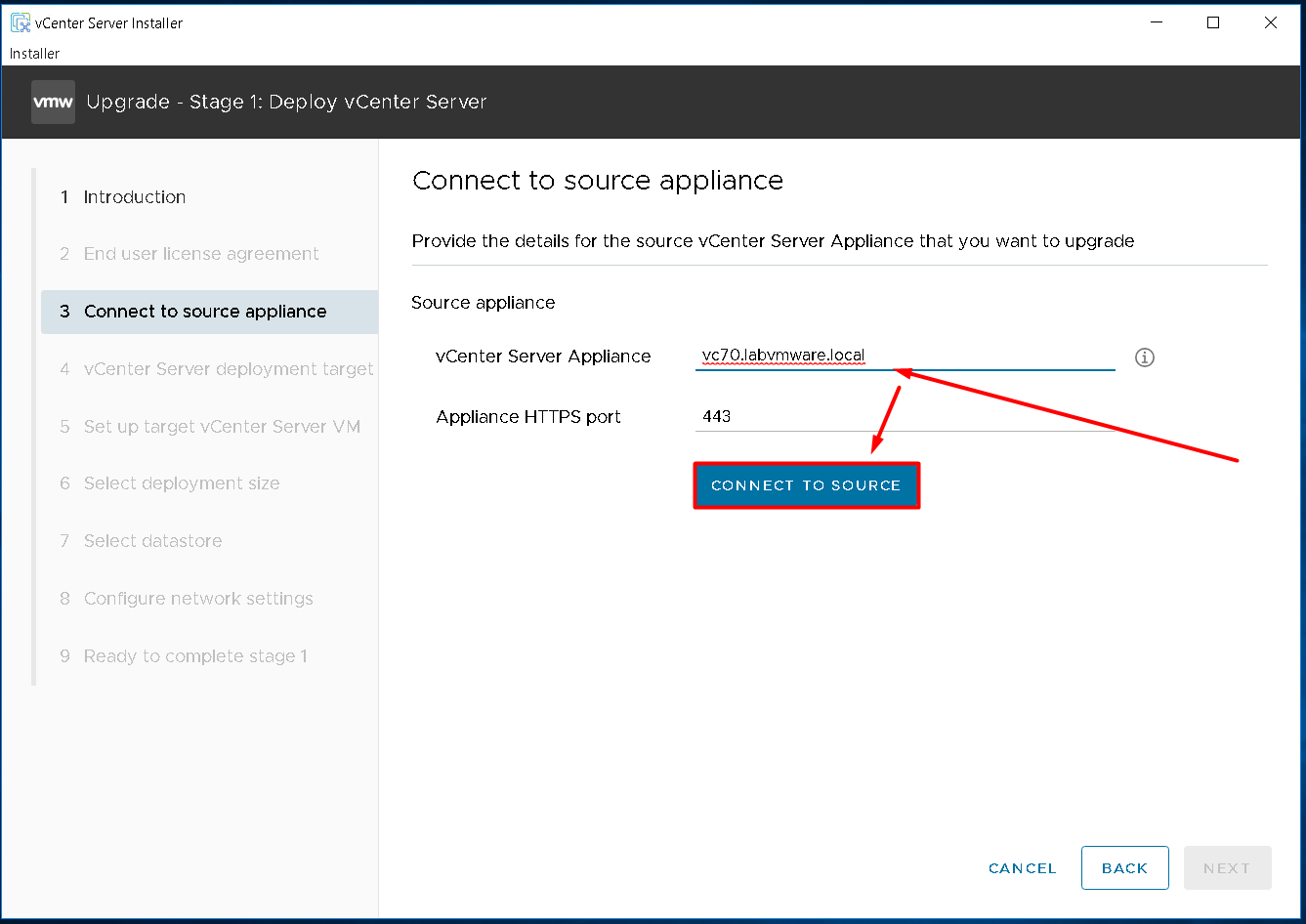 VMware: upgrader vCenter (VCSA) 7.x vers 8 étape par étape