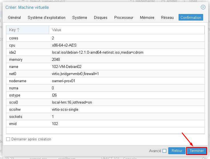 Comment installer Proxmox VE 8 et créer des VMs ?