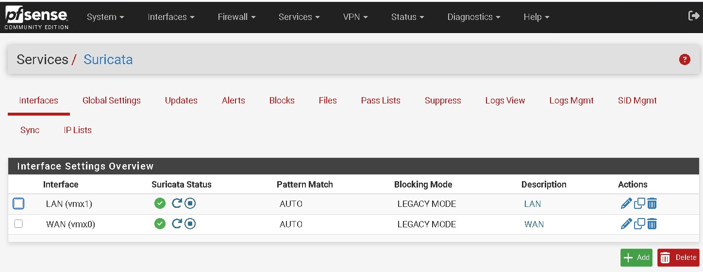 pfsense suricata