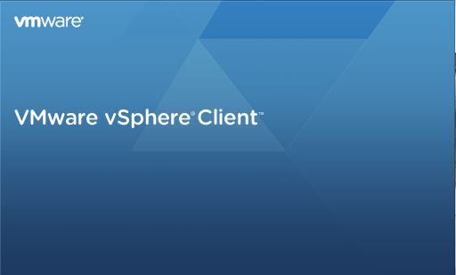 VMware : installation client vSphere Vi-Client